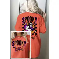 Spooky Vibes Halloween Unisex Short Sleeve Graphic Tee - Athena's Fashion Boutique