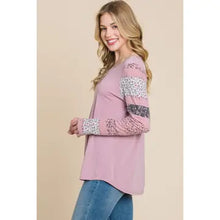 Load image into Gallery viewer, Long Sleeve Stripe Floral Shirt - Athena&#39;s Fashion Boutique
