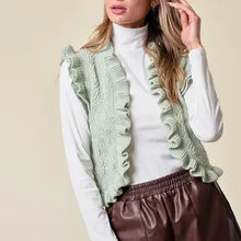 Load image into Gallery viewer, Women&#39;s Sage Elliana&#39;s Ruffled Vest
