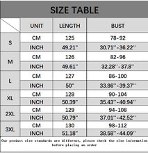 Load image into Gallery viewer, White Lace Bohemian Dress with Tassels size chart
