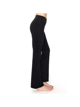 Load image into Gallery viewer, Flared Black Yoga Pants 31&quot; Inseam
