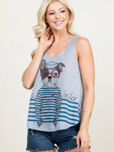 Load image into Gallery viewer, Hello Sailor Dog Tank - Athena&#39;s Fashion Boutique
