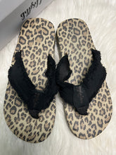 Load image into Gallery viewer, Tallulah Black Leopard Gypsy Jazz Sandals - Athena&#39;s Fashion Boutique
