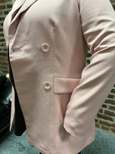 Load image into Gallery viewer, Long Sleeve Double Breasted Pink Blazer - Athena&#39;s Fashion Boutique

