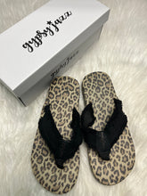 Load image into Gallery viewer, Tallulah Black Leopard Gypsy Jazz Sandals - Athena&#39;s Fashion Boutique
