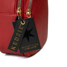 Load image into Gallery viewer, Kedzie Red Sling Bag - Athena&#39;s Fashion Boutique
